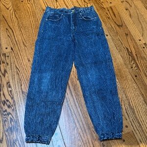 Blank NYC Sweatpant "Jean" Joggers sz S - acid; jogger bottom; 100% cotton